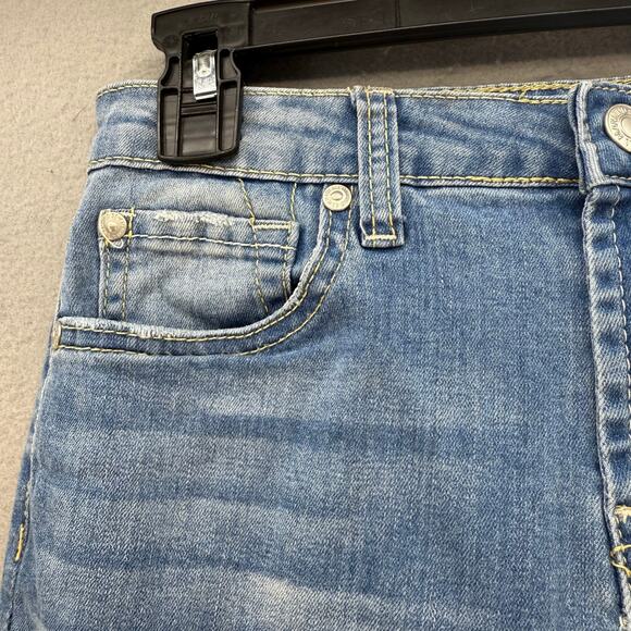 7 for All Mankind Jeans Girls 14 Light Blue Josefina Skinny Boyfriend Preppy - Picture 5 of 15